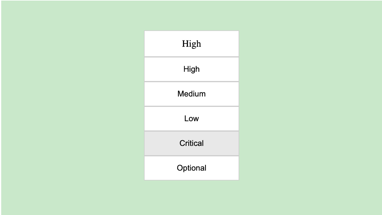 Select Menu example interface